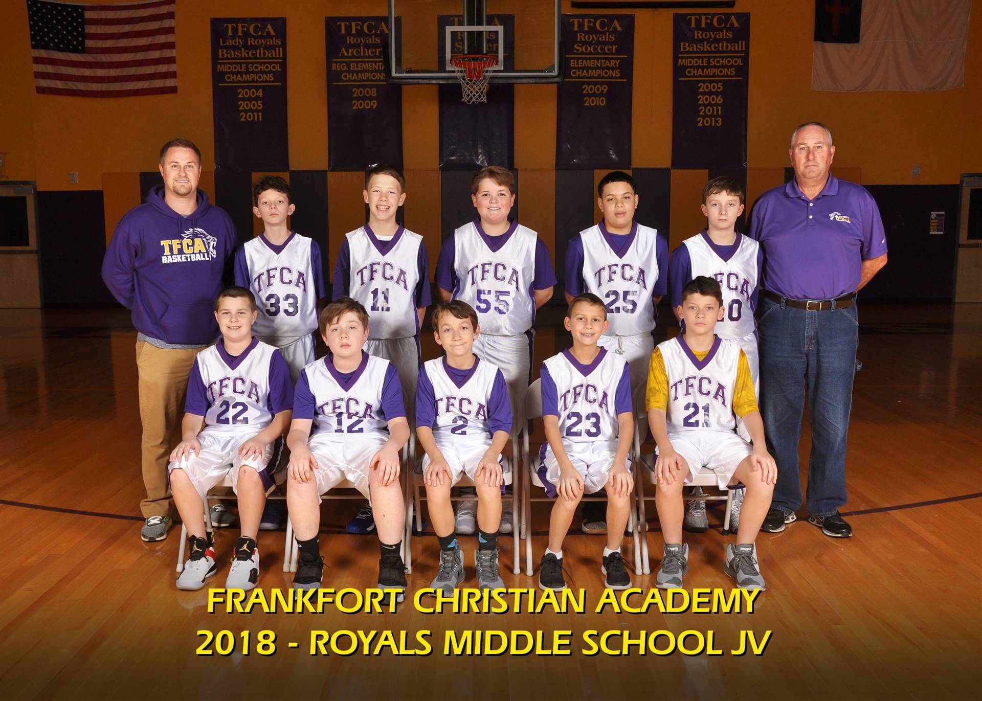 6th Grade Boys Basketball Team